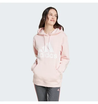 Худі жіноче Adidas Essentials Big Logo Regular Fleece Hoodie Beige IY4310