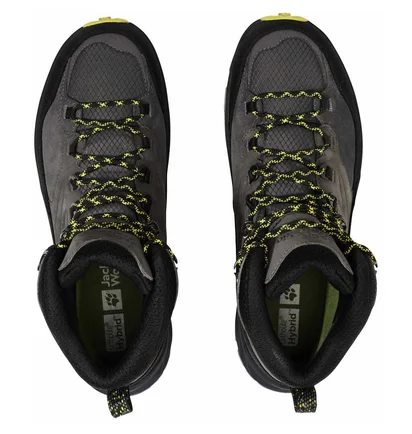 Черевики чоловічі Jack Wolfskin Cyrox Texapore Mid Grey 4064301-6945