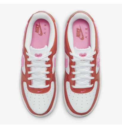 Кросівки дитячі Nike Air Force 1 Low Gs Red/White FD1031-600