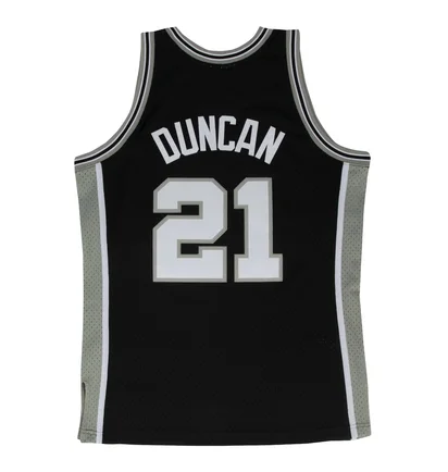 Майка чоловіча Mitchell & Ness Nba Swingman Jersey San Antonio Spurs 1998-99 Tim Duncan Black Smjygs18208-Sasblck98Tdu