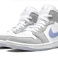 Кроссовки женские Air Jordan Wmns 1 Mid White/Grey BQ6472-105