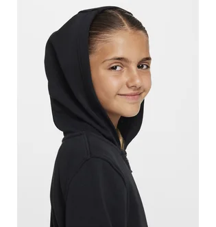 Толстовка детская Nike Club Fleece Older French Terry Full-Zip Hoodie Black FD3017-010