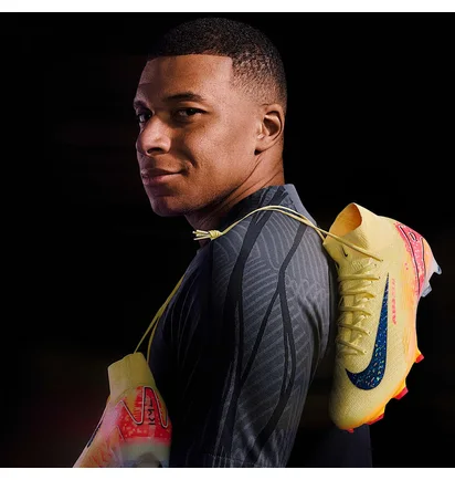 Бутсы унисекс Nike Mercurial Superfly 10 Elite Mbappe Fg Orange FQ8692-800