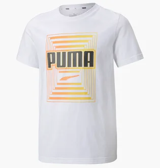Футболка детская Puma Alpha Graphic Youth Tee White 847292-02