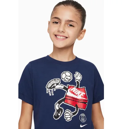 Футболка дитяча Nike Psg Character Tee Blue FZ0166-410