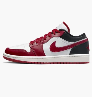 Кроссовки женские Nike Air Jordan 1 Low Red/Black Dc0774-160