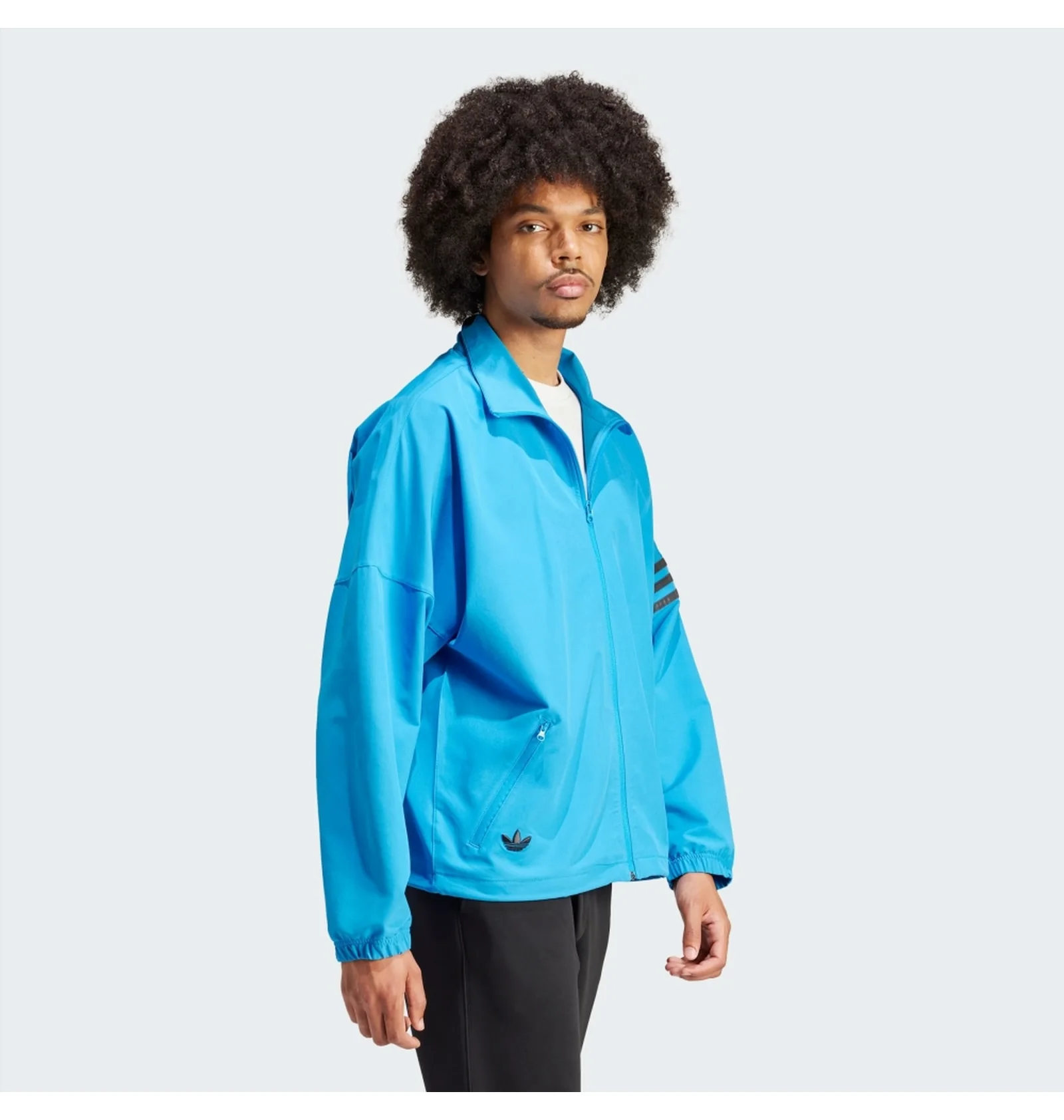 adidas Originaisストリート Neuclassicsセットアップ ᐉ Олимпийка мужская Adidas Street Neuclassics Light Blue IR9447