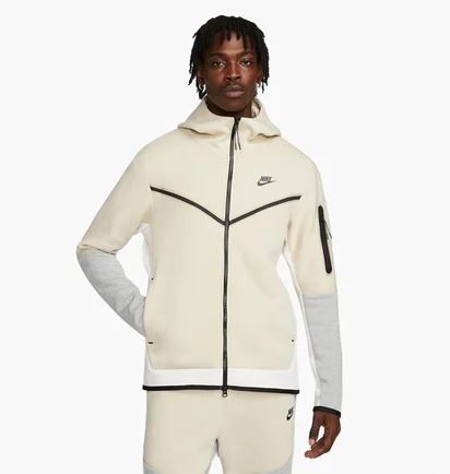 Толстовка чоловіча Nike Sportswear Tech Fleece Beige Cu4489-206