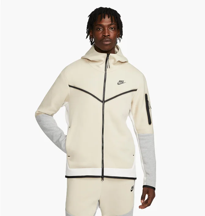 Толстовка чоловіча Nike Sportswear Tech Fleece Beige Cu4489-206