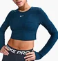 Лонгслів жіночий Nike Pro Blue HJ4281-478