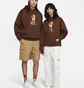 Худи унисекс Nike Sb Fleece Skate Pullover Hoodie Brown FN0547-259