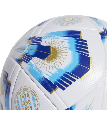 Футбольний м'яч Adidas Afa24 League White/Blue IX4011