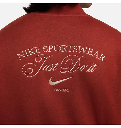 Бомбер мужской Nike Nsw Trend Varsity Jkt Flc Red HF0676-832