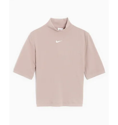 Футболка женская Nike Sportswear Essentials Rib Mock Neck Top Peach DV7958-272