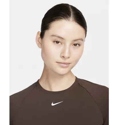 Лонгслив женский Nike Dri-Fit Pro 365 Brown FV5484-237