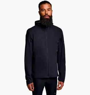 Ветровка мужская Saucony Hurricane Waterproof Jacket Black SAM800360-BK