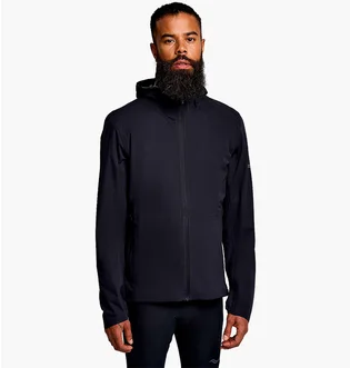 Ветровка мужская Saucony Hurricane Waterproof Jacket Black SAM800360-BK