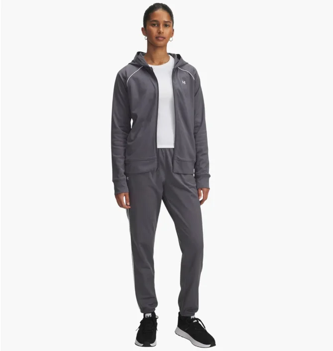 Спортивный костюм женский Under Armour Rival Tricot Tracksuit Hd Grey 6001966-025