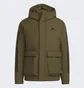 Куртка мужская Adidas Utilitas 3-Stripes Hooded Jacket Olive GT1691