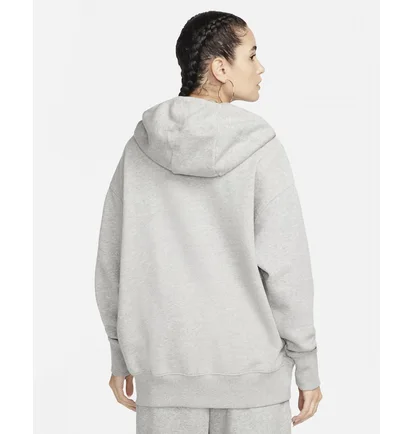 Толстовка женская Nike Sportswear Phoenix Fleece Oversized Full-Zip Hoodie Grey Dq5758-063