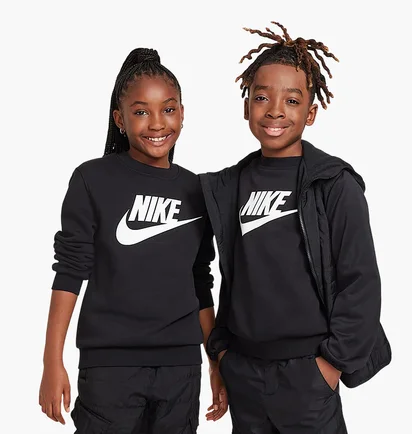 Свитшот детский Nike Sportswear Club Fleece Black FD2992-010