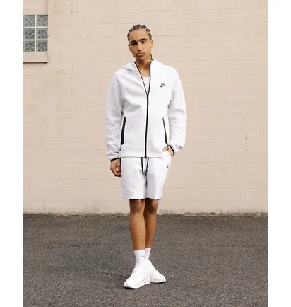 Шорти чоловічі Nike Tech Fleece Shorts White FB8171-051
