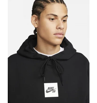 Худі унісекс Nike Sb Flc Hd Box Logo Black DV8839-010