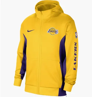 Толстовка мужская Nike Los Angeles Lakers Showtime Dri-Fit Nba Yellow DX9420-728