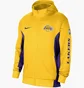 Толстовка мужская Nike Los Angeles Lakers Showtime Dri-Fit Nba Yellow DX9420-728