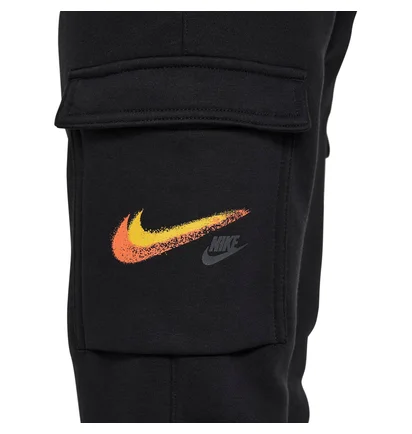 Штаны детские Nike B Nsw Si Flc Cargo Pant Bb Black FZ4718-010