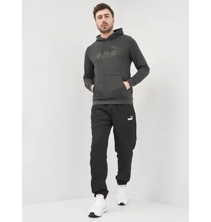 Худи мужское Puma Ess Big Logo Hoodie Grey 58668807