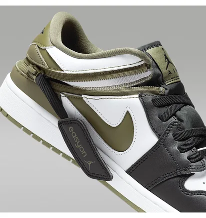 Кросівки чоловічі Air Jordan 1 Low Flyase White DM1206-102