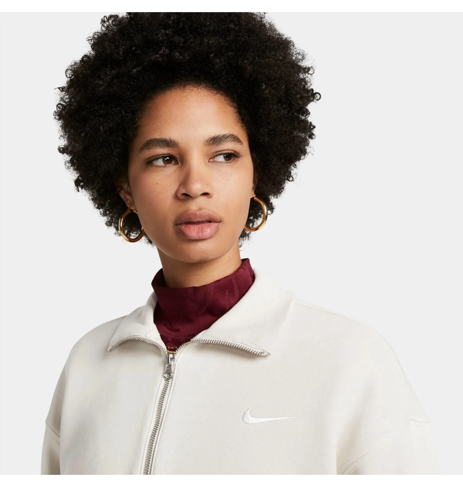 ᐉ Кофта женская Nike Sportswear Phoenix Fleece Oversized Half-Zip