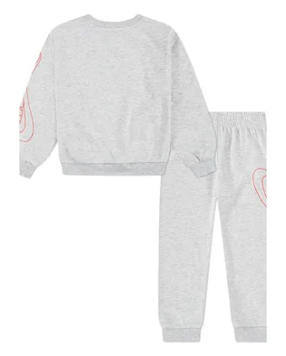 Спортивний костюм дитячий Nike On The Move Crew Set Grey 86M727-X58