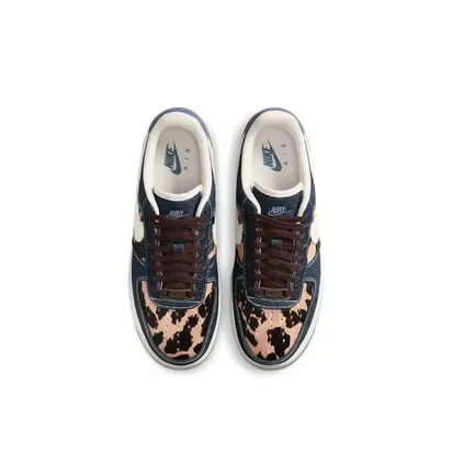 Кроссовки женские Nike Air Force 107 Blue/Brown IB3674-400
