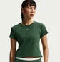 Футболка женская Nike Sportswear Tight Ribbed Short-Sleeve Green HV4994-323