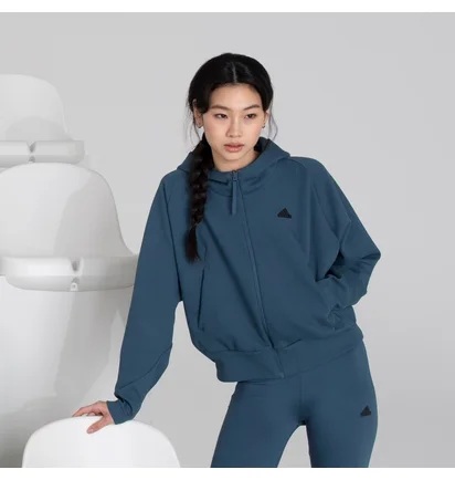 Толстовка женская Adidas Z.N.E. Full-Zip Turquoise IN5129