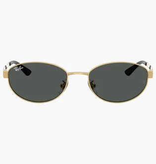 Солнцезащитные очки Ray-Ban Gold/Grey RB-3774D-001-87-55