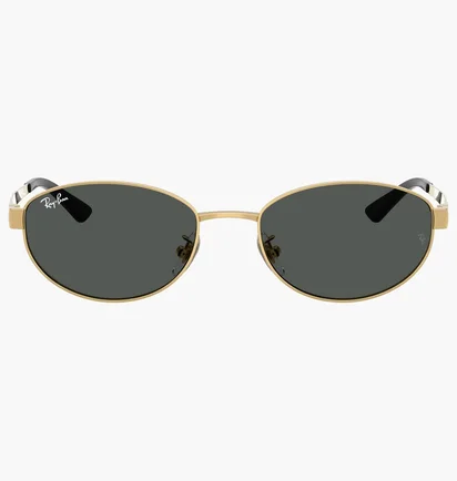 Солнцезащитные очки Ray-Ban Gold/Grey RB-3774D-001-87-55