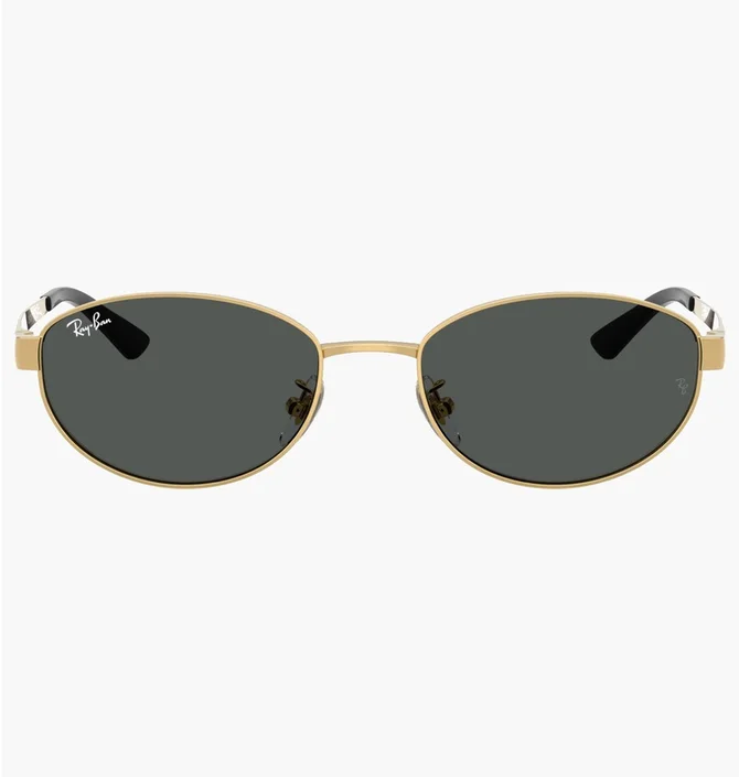 Солнцезащитные очки Ray-Ban Gold/Grey RB-3774D-001-87-55