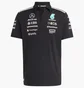 Поло чоловіче Adidas Mercedes - Amg Petronas Formula One Team Black JW5391