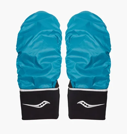 Перчатки унисекс Saucony Solstice Convertible Mitt Light Blue 900033-BK