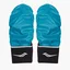 Перчатки унисекс Saucony Solstice Convertible Mitt Light Blue 900033-BK