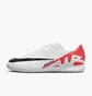Футзалки унисекс Nike Mercurial Vapor 15 Academy Indoor/Court Soccer Shoes White/Red DJ5633-600
