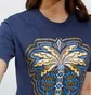 Футболка женская Adidas X Farm Rio Graphic T-Shirt Blue IV9758