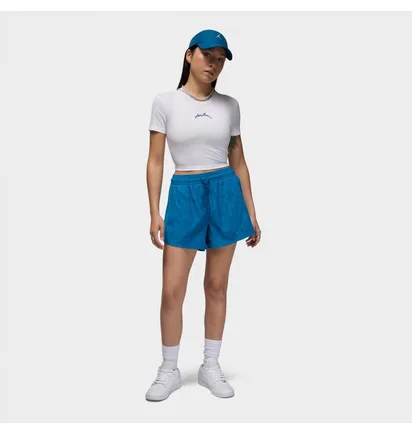 Футболка женская Air Jordan Slim Cropped Graphic T-Shirt White FN5720-100