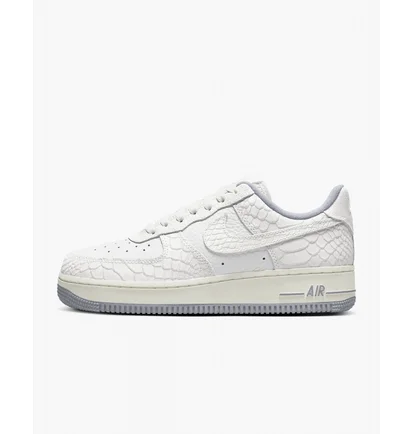 Кроссовки женские Nike Af1 07 Low White Python White Dx2678-100