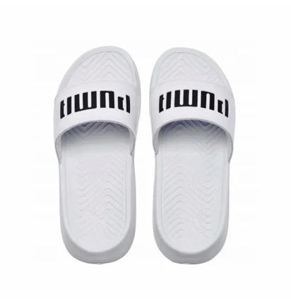 Тапочки женские Puma Popcat Patent Wns White 370697-02