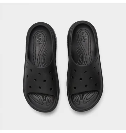 Тапочки женские CROCS Stomp Platform Slide Sandals Black 209346-001