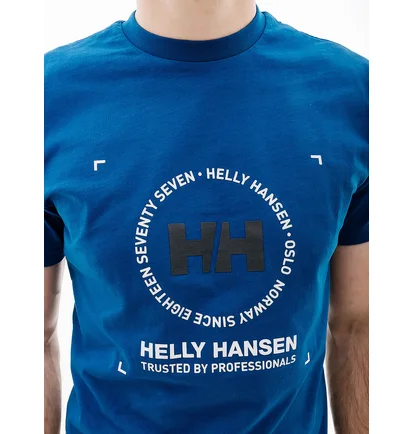 Футболка мужская Helly Hansen Move Cotton T-Shirt Blue 53976-606